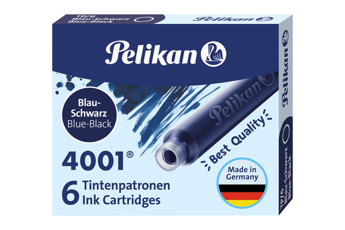 Pelikan Inktpatronen Blauw-Zwart